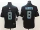 Nike 2018 Tennessee Titans #8 Mariota Fashion Impact Black Color Rush Limited Jersey