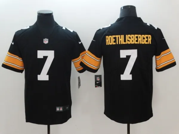 2018 Pittsburgh Steelers #7 Roethlisberger Vapor Untouchable Player Limited Black Jersey