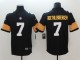 2018 Pittsburgh Steelers #7 Roethlisberger Vapor Untouchable Player Limited Black Jersey