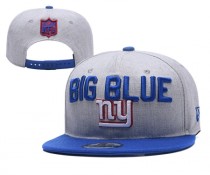 NFL New York Giants Grey Snapback Hats--GS