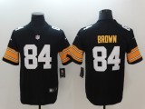 2018 Pittsburgh Steelers #84 Brown Vapor Untouchable Player Limited Black Jersey