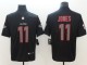 Nike 2018 Atlanta Falcons #11 Julio Jones Fashion Impact Black Color Rush Limited Jersey