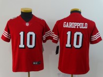 Youth San Francisco 49ers Jimmy Garoppolo Nike Red Color Rush Vapor Untouchable Limited Player Jersey