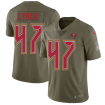 Tampa Bay Buccaneers #47 John Lynch Vapor Untouchable Men's Salute to Service Jersey