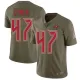Tampa Bay Buccaneers #47 John Lynch Vapor Untouchable Men's Salute to Service Jersey