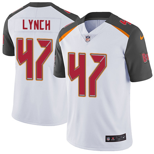 Tampa Bay Buccaneers #47 John Lynch Vapor Untouchable Men's White Jersey