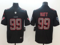 NFL 2018 Houston Texans #99 Watt Fashion Impact Black Color Rush Limited Jersey