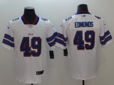 Men's Nike Buffalo Bills #49 Tremaine Edmunds White Team Color Vapor Untouchable Limited Jersey