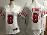 Women San Francisco 49ers Steve Young Nike White Color Rush Vapor Untouchable Limited Jersey