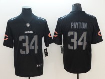 NFL Chicago Bears 34 Payton Fashion Impact Black Color Rush Limited Jersey