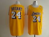 Yellow Kobe Bryant Home Jersey, Los Angeles Lakers #24 Jersey