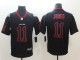 NFL 2018 Atlanta Falcons #11 Julio Jones Lights Out Black Color Rush Limited Jerse