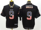 NFL New Orleans Saints #9 Brees USA Flag Jersey