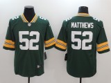 New Nike Green Bay Packers 52 Matthews Green 2017 Vapor Untouchable Limited Jersey