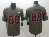 Mens Denver Broncos #88 Thomas Olive Salute to Service Limited Jersey