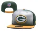 Green Bay Packers Grey Snapbacks
