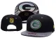Green Bay Packers Black Snapbacks