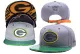 Green Bay Packers Grey Snapbacks