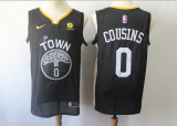 Nike NBA Golden State Warriors #0 Cousins Black New Jersey
