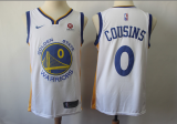 Nike NBA Golden State Warriors #0 Cousins White New Jersey