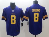 Nike Minnesota Vikings #8 Kirk Cousins  Purple NFL Rush Vapor Untouchable Limited Jerseys