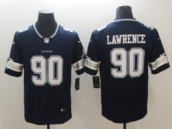 Nike Dallas Cowboys #90 Lawrence Navy Blue NFL Vapor Untouchable Limited Jersey