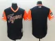 Men's Detroit Tigers Blank Mejestic Black 2018 Players' Weekend Flex Base Jersey