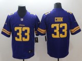 NFL Minnesota Vikings #33 Cook Color Rush Limited Purple Jersey