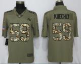 Nike 2018 Carolina Panthers #59 Kuechly Olive/Camo Salute to Service Color Rush Limited Jersey