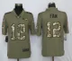 Nike Seattle Seahawks 12 Fan Olive/Camo Carson 2018 Salute to Service Limited Jersey