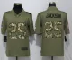New Nike Tennessee Titans 25 Jackson Olive/Camo Carson 2018 Salute to Service Limited Jersey