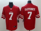 Nike San Francisco 49ers#7 Colin Kaepernick Red Vapor Untouchable Limited Player NFL Jersey