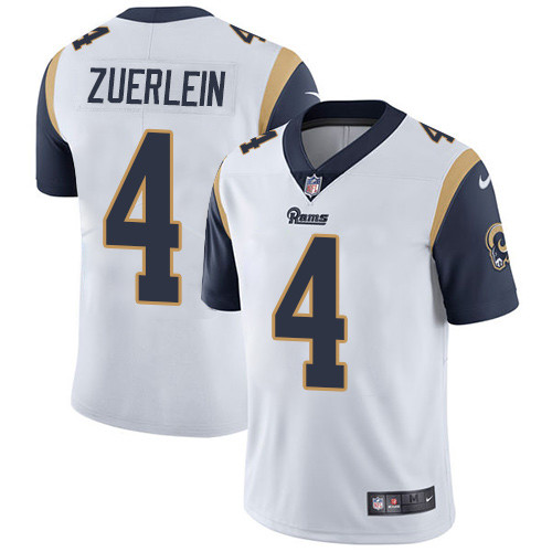 NFL Los Angeles Rams #4 Zuerlein White Vapor Limited Jersey