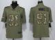 New Nike Miami Dolphins 91 Wake Olive/Camo Carson 2018 Salute to Service Limited Jersey