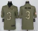 Nike Seattle Seahawks 3 Wilson Olive/Camo Carson 2018 Salute to Service Limited Jersey