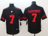 Nike San Francisco 49ers#7 Colin Kaepernick Black Vapor Untouchable Limited Player NFL Jersey