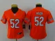 Women Nike Chicago Bears 52 Khalil Mack Orange Vapor Untouchable Limited Player Jersey