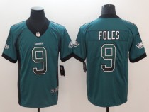 Nike 2018 Philadelphia Eagles #9 Foles Green Drift Fashion Color Rush Limited Jersey