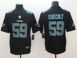 Nike 2018 Carolina Panthers #59 Kuechly Fashion Impact Black Color Rush Limited Jersey