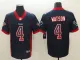 Nike 2018 Huston Texans #4 Deshaun Watson Blue Drift Fashion Color Rush Limited Jersey