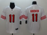 Men's San Francisco 49ers #11 Marquise Goodwin White Rush Stitched NFL Vapor Untouchable Limited Jersey