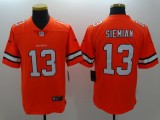 Nike Denver Broncos #13 Siemian Orange Color Rush Jersey