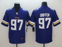 Nike Minnesota Vikings #97 Griffen Purple Vapor Untouchable Limited Jersey