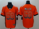 Nike 2018 Denver Broncos #58 Miller Orange Drift Fashion Color Rush Limited Jersey