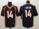 Men Broncos #14 Courtland Sutton Blue Vapor Untouchable Limited Jersey