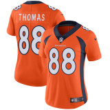 Women's NFL Denver Broncos #88 Demaryius Thomas Orange Vapor Untouchable Jersey