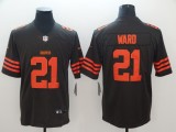 NFL Cleveland Browns #21 Ward Brown Color Rush Limited Jersey