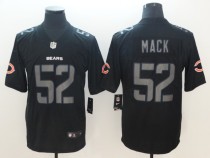 Nike 2018 Chicago Bears 52 Khalil Mack Fashion Impact Black Color Rush Limited Jersey