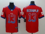 Nike 2018 New York Giants #13 Beckham JR Red Drift Fashion Color Rush Limited Jersey