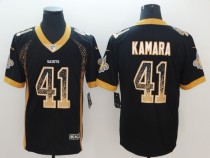 Nike 2018 Orleans Saints 41 Kamara Black Drift Fashion Color Rush Limited Jersey